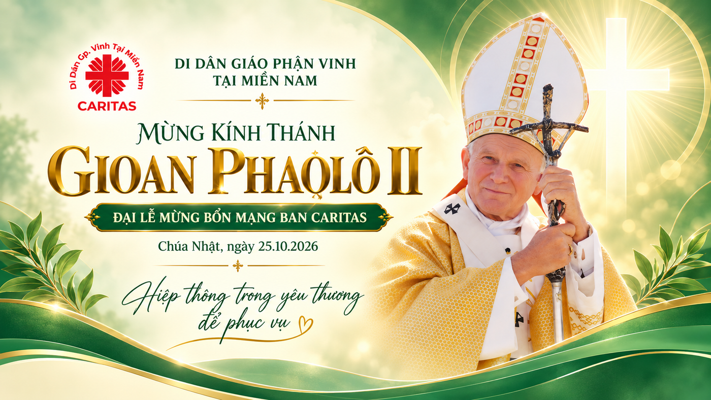 Lễ Bổn Mạng Caritas Di Dân GP. Vinh tại miền Nam